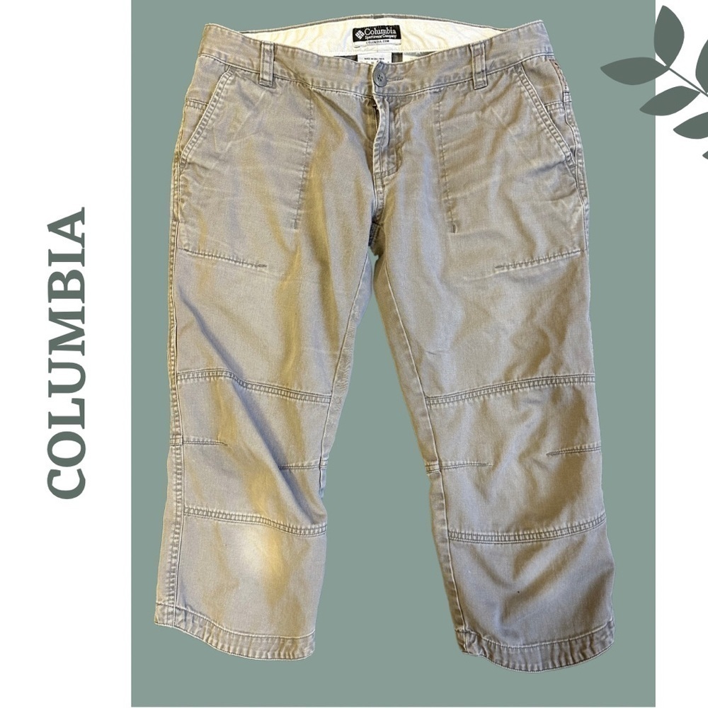🛍️ 3/$40 Columbia Women’s Knee Length Bermuda Shorts Grey Pockets Size 4